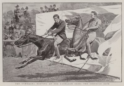 The Gymkhana Meeting at the Ranelagh Club, the Obstacle Race by John Charlton
